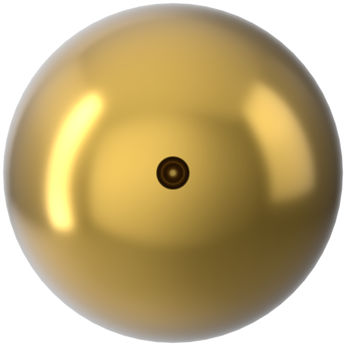 Жемчужины 5818 4 mm Crystal Royal Gold Pearl