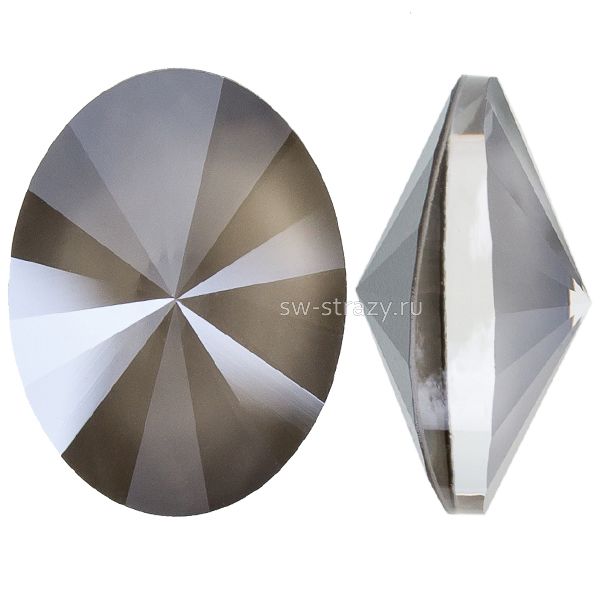 Кристаллы 4122 14x10,5 mm Crystal Dark Grey