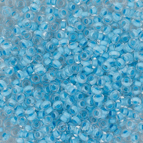 Demi Round 11/0 #0976 Окрашенный изнутри хрусталь\неоновый лёд