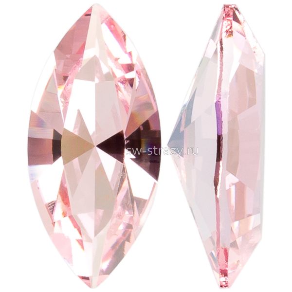 Кристаллы 4228 15x7 mm Light Rose Ignite