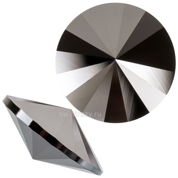 Риволи 1122 18 mm Jet Hematite