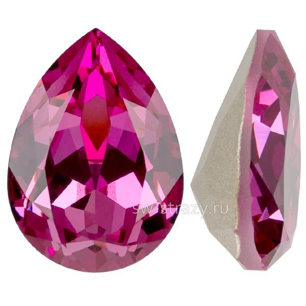 Кристаллы 4320 14x10 mm Dark Rose