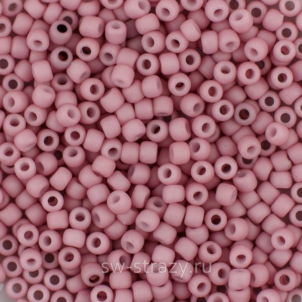 Бисер круглый 11/0 #0765 Непрозрачный матовый пастель плюмерия