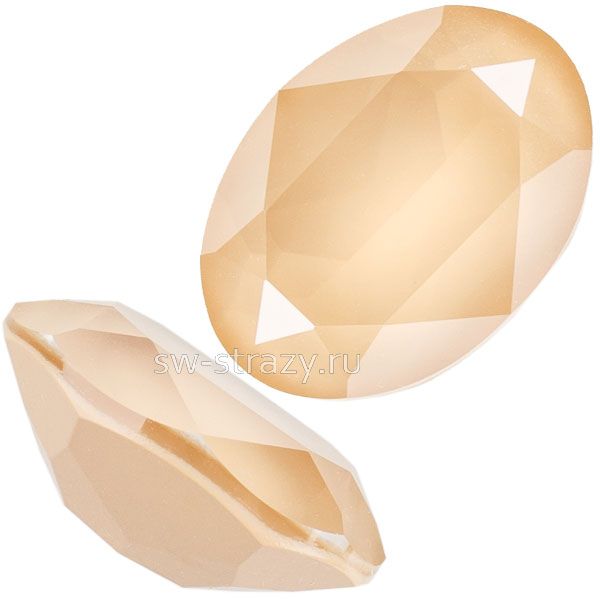Кристаллы 4120 18x13 mm Crystal Ivory Cream