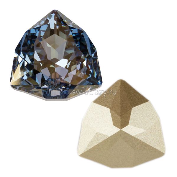 Кристаллы 4706 12 mm Crystal Blue Shade