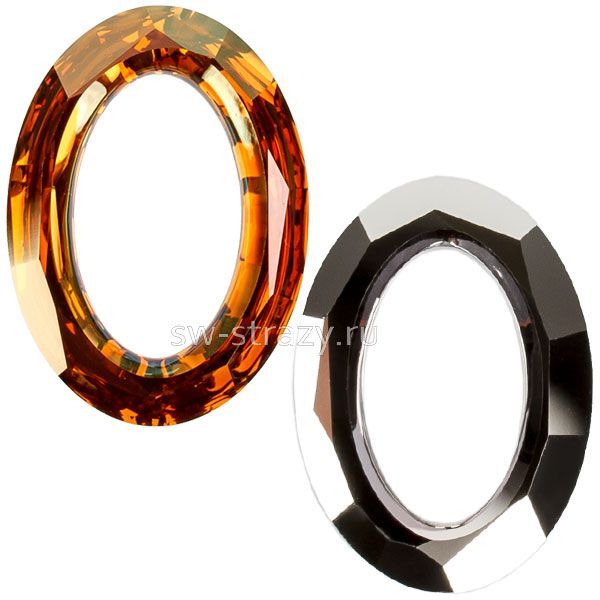 Кристаллы 4137 15x11 mm Crystal Copper Calvsi