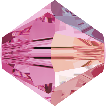 Бусины 5328 4 mm Rose AB