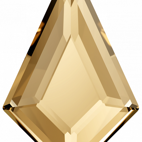 Стразы горячей фиксации 2771 6.4x4,2 mm Crystal Golden Shadow HF