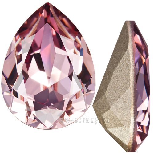 Кристаллы 4320 8x6 mm Crystal Antique Pink