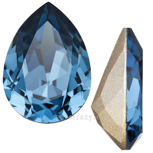 Кристаллы 4320 8x6 mm Denim Blue
