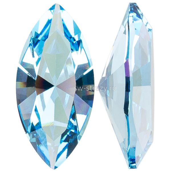 Кристаллы 4228 8x4 mm Aquamarine Ignite